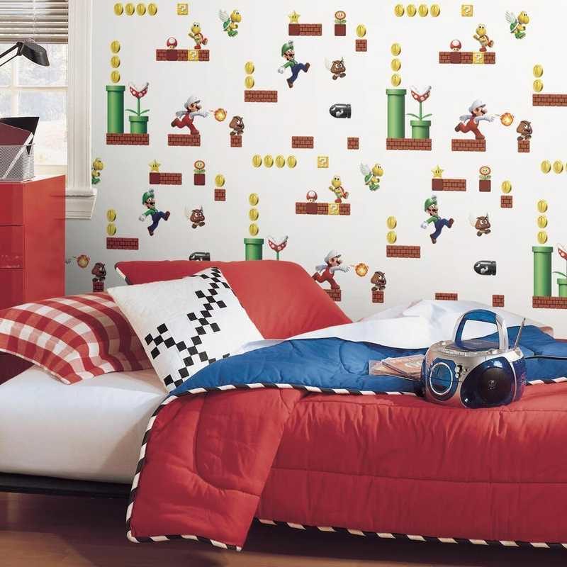 kalotaranis.gr-peel and stick wallpaper,Super Mario,Nintendo